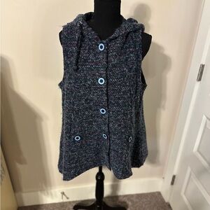 FOR CYNTHIA Hoodie Vest M